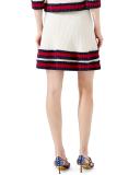 Knit Wool Skirt, Ivory