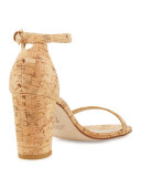 Nearlynude Cork City Sandal, Natural