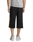 Striped Cropped Sweatpants