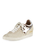 Guepard Suede & Calf Hair Sneaker