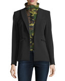 Kuma Quilted Camo Bomber Dickey, Army Green