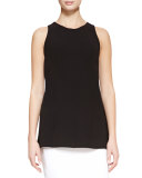 Seamed Tank, Black