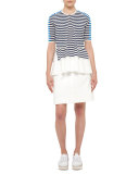 Sailor-Front A-Line Skirt