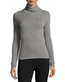 Inga Paneled Mock-Neck Cashmere Sweater