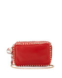 Piloutin Studded Wristlet Clutch Bag, Red