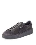 Men's Velvet Creeper Sneakers, Gray