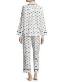 printed lawn long pajama set