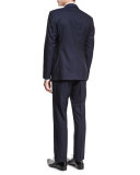 Brera Two-Piece Wool Suit, Navy