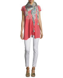 Marc V-Neck Embroidered Tunic