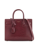 Sac de Jour Baby Grained Leather Satchel Bag, Rose