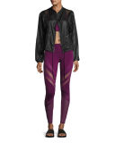 Epic Matte & Glossy Mesh Leggings