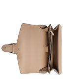 Testa Tigre Small Suede Dionysus Shoulder Bag, Taupe