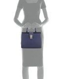 West End Small Top-Handle Satchel Bag, Midnight Blue