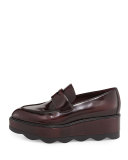 Spazzolato Creeper Loafer, Garnet (Granato)