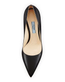 Basic Pointed-Toe Pump, Black (Nero)
