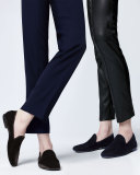 Bray Velvet Smoking Loafer, Twilight