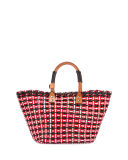 Bistro Cabas Small Straw Tote Bag