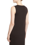 Washable Crepe Long Tank