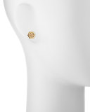 Hexagon Logo Stud Earrings