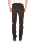 Moto Straight-Leg Denim Jeans, Black