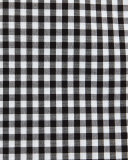 Jery Slim-Fit Gingham Dress Shirt, Black/White
