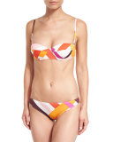 Parioli-Printed Two-Piece Bikini Set