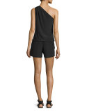 Lulu One-Shoulder Romper