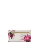 hawthorne lane roses stacy wallet, plum dawn/multi