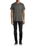 Powel Super-Slim Tapered Jeans, Black
