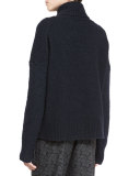 Oversized Knit Turtleneck Sweater,