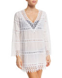 Crochet Lace Coverup Dress