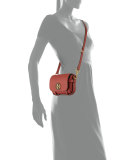 Alastair Small Leather Crossbody Bag, Light Redwood