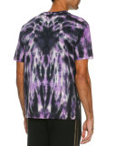 Tie-Dye Palm Logo T-Shirt, Black/Purple