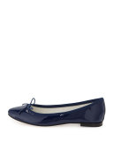 Cendrillon Patent Ballerina Flat, Classique Navy