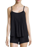 Juliet Short Pajama Set, Black
