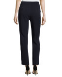 Classic Cady Stretch Cropped Pants, Navy