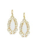 seastone sparkle statement earrings