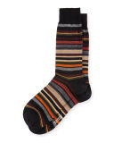 Quaker Stripe Dress Socks