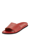 Leather Slide Sandal