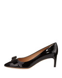 Emy Patent Bow 55mm Pump, Black (Nero)