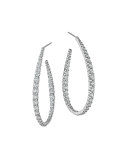 Hoops Pear-Shaped Diamond Earrings