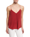 Nahlah B Sleeveless Silk Top