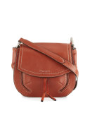 Maverick Leather Shoulder Bag, Cognac