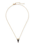 Faceted Pyramid Pendant Necklace