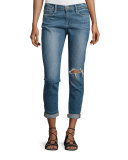 Le Garcon Distressed Cropped Jeans, Cooper