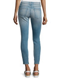 The Silverlake Zip Cropped Skinny Jeans, Ticker Destroy