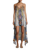 Embellished High-Low Coverup Dress, Echoes of Engai