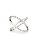 Crisscross Ring with Diamond