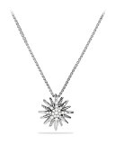 Starburst Small Pendant with Diamonds on Chain