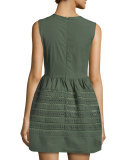 Bambolina Sleeveless Embroidered Dress